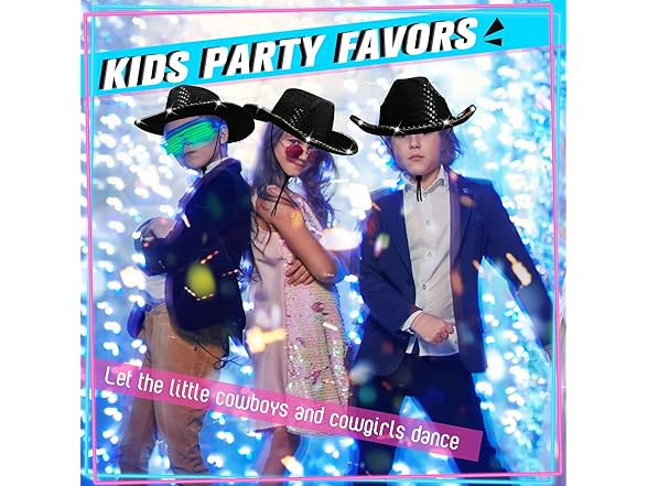 20 Pack Flashing Lights Cowboy Hat