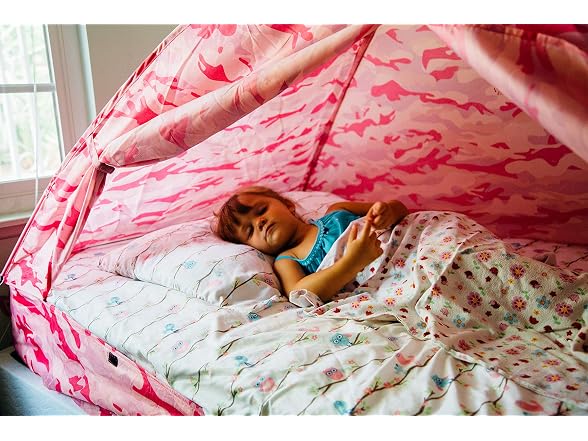 Pacific Play Tents 19781 Kids Pink Camo Bed Tent Playhouse