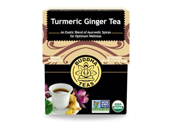 $4.99, Was $7.99, 37% Off! Buddha Teas Buddha Teas Organic Turmeric Ginger Tea dealfomo