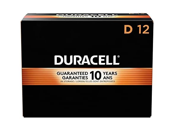 Duracell CopperTop D Batteries