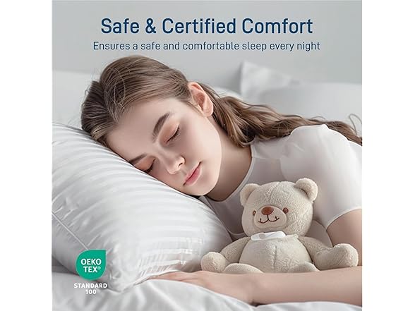 Ankwos Hypoallergenic Side Sleeper Pillow
