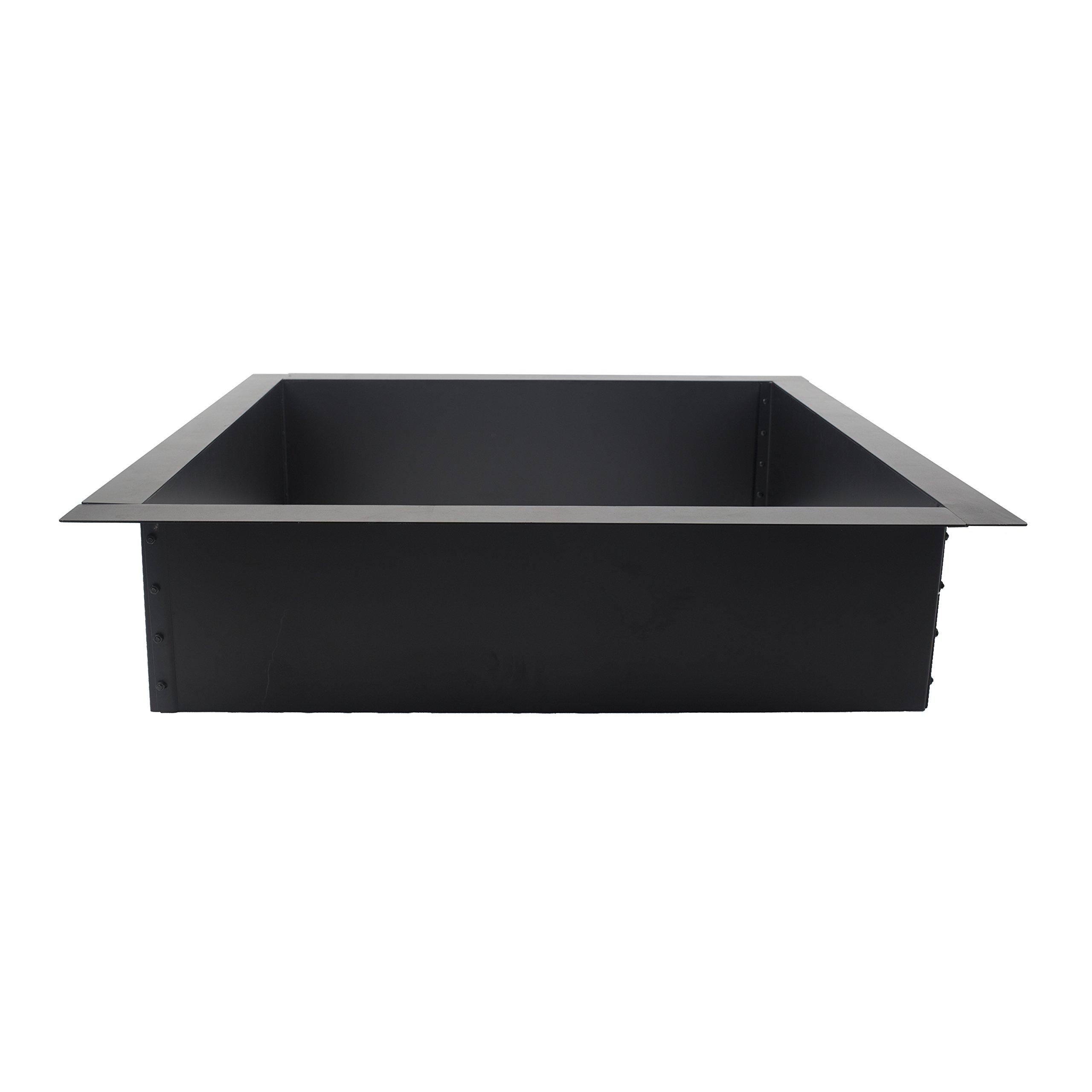 Pleasant Hearth Square Steel Fire Ring - Gallery 6