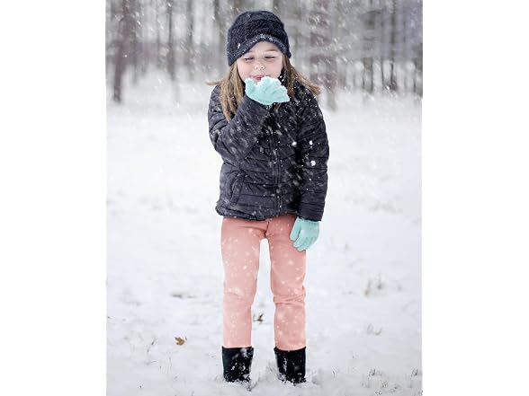 Cooraby Girls (4-5T) Cotton Fleece Lined Tights