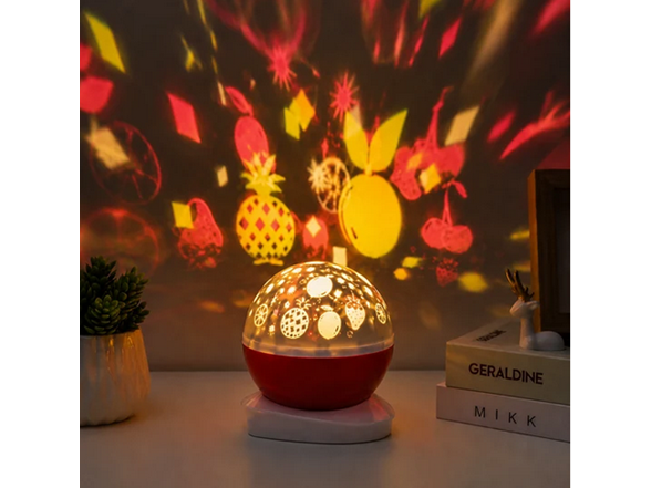 Merkury Fun Fruits Multi Colored LED Projector Night Light