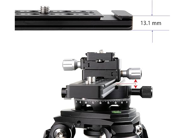 Dual Camera Mount Tripod Extension Bar