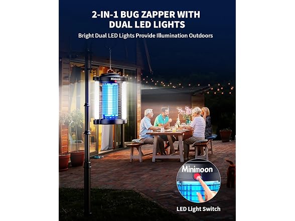 Minimoon GAR-39 Outdoor Bug Zapper