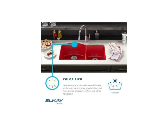 Elkay Quartz Luxe Ricotta Single Bowl Undermount