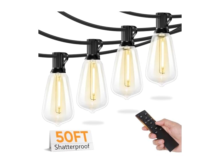 LED Outdoor String Lights 50FT