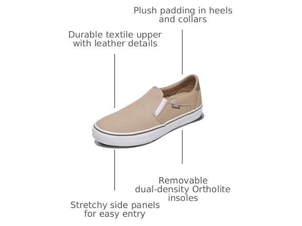 Vans Men Asher Deluxe Slip-On Shoe