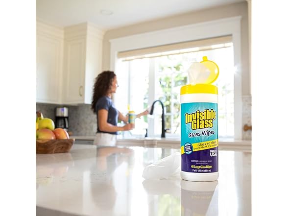 Invisible Glass Cleaning Wipes 40ct