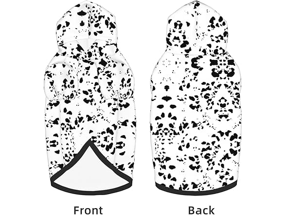 Dalmatians Print Dog Hoodie Puppy Hooded