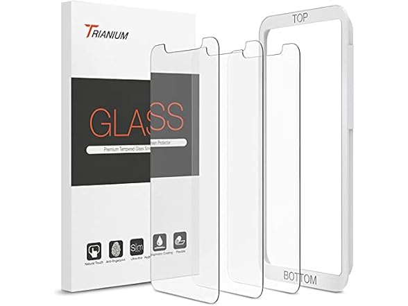 Trianium (3 Packs) Screen Protector Designed for Apple iPhone 11 Pro Max