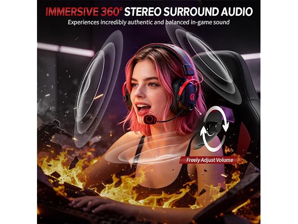 Wireless Gaming Headset with Charging Station