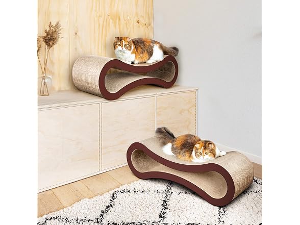 FluffyDream Cat Scratcher Cardboard, Infinity