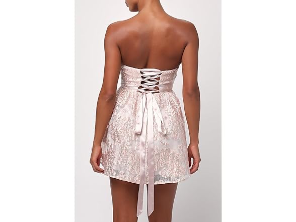 Lulus Women (L) Ayla Jacquard Mini Dress