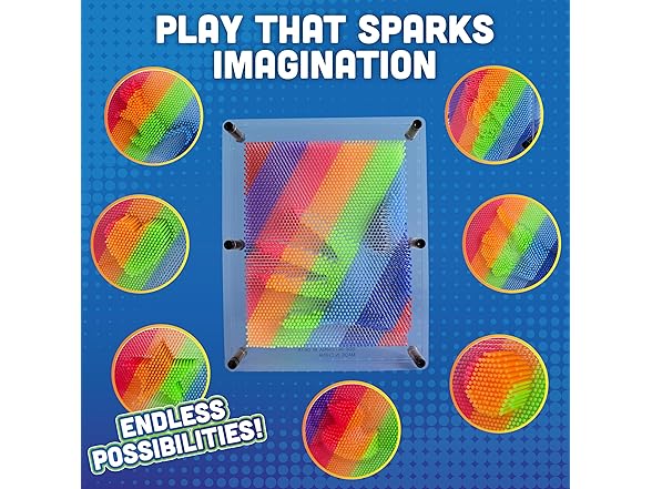 Sunny Days Entertainment Toymendous Rainbow Pin Art