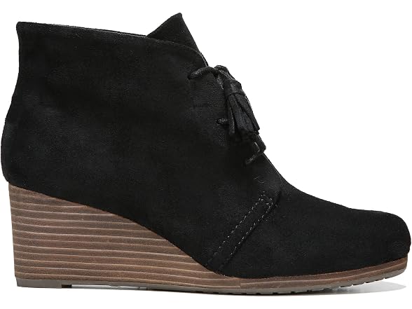 Dr. Scholl's Shoes womens Dakota boots, Black Microfiber Suede, 9.5 US - Gallery 6