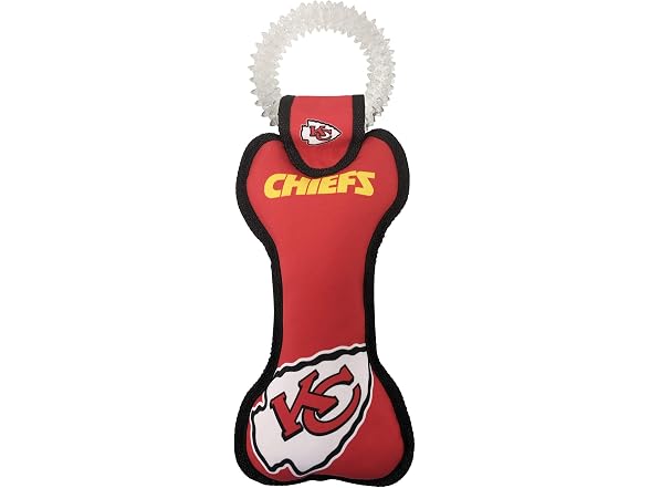 Pets First NFL Kansas City Chiefs Dental Dog TUG