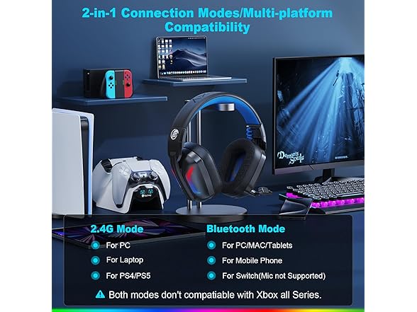 (NEW) Fachixy Wireless Gaming Headset