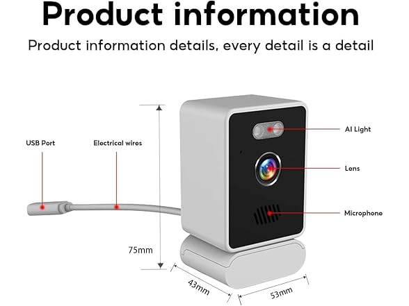 CowWolf Window Camera for Home Security