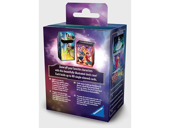 Ravensburger Disney Lorcana TCG Deck Box Featuring Mulan