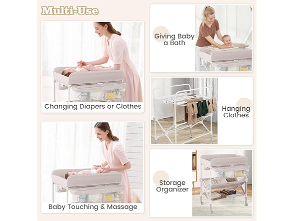 BABY JOY Portable Baby Changing Table