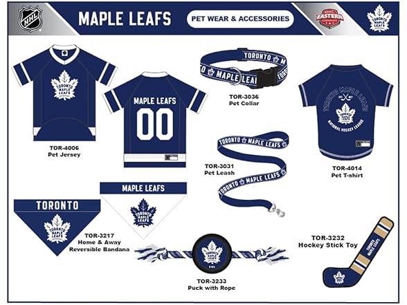 NHL Maple Leafs Pet Bandana L/XL