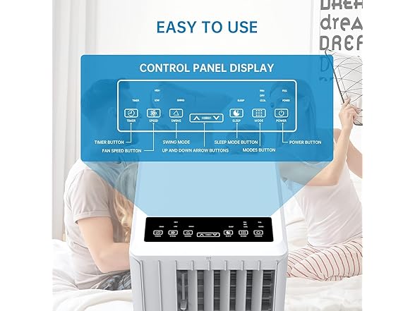 GarveeHome 8,000 BTU Portable Air Conditioner