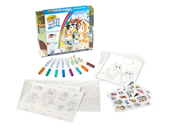 Crayola Color Wonder Bluey Activity Kit