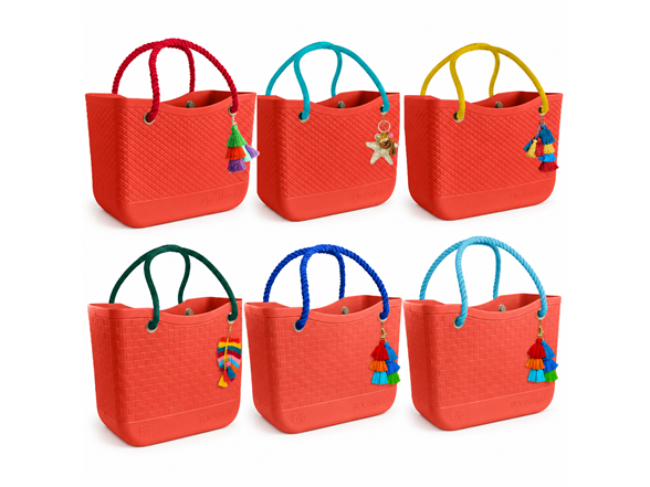 BocaBagg Waterproof Rubber Tote Bag