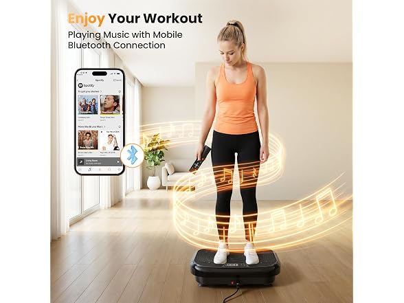 Steelite Vibration Plate Exercise Bluetooth