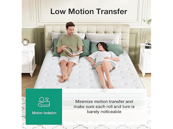 Novilla 14 Inch Motion Isolation Hybrid Mattress