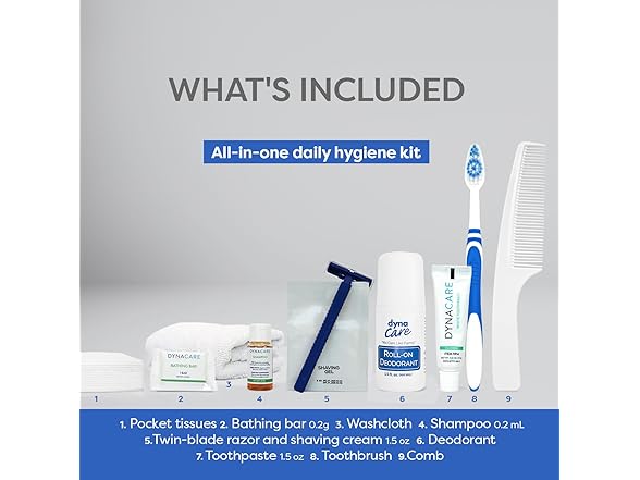 Dynarex DynaCare Daily Hygiene Kit