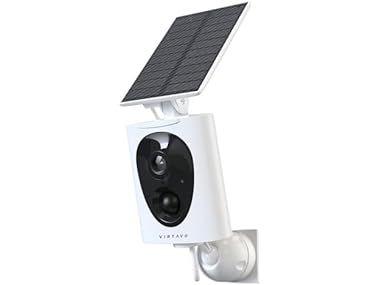 $14.99, Was $39.99, 62% Off! virtavo SolarFlask 2K Security Camera dealfomo