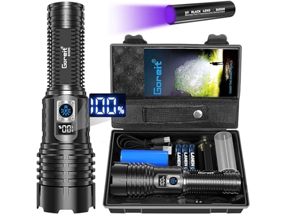 Goreit Flashlights LED High Lumens