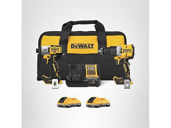 DEWALT DCK250QQ2 20V MAX XR Driver and Drill Kit
