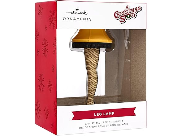 Hallmark A Christmas Story Leg Lamp Resin Christmas Ornament