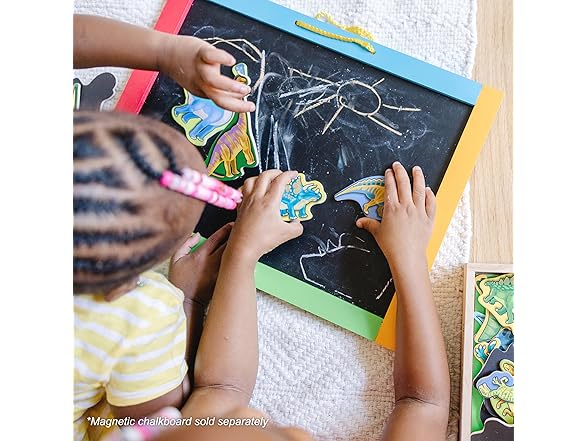 Melissa & Doug Magnetic Wooden Dinosaurs