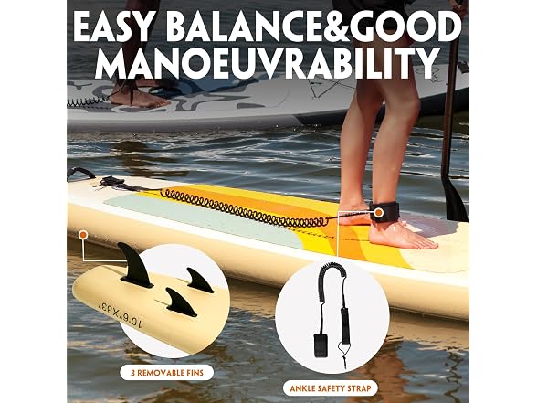 PORTAL Beige Inflatable Paddle Board 10'6"