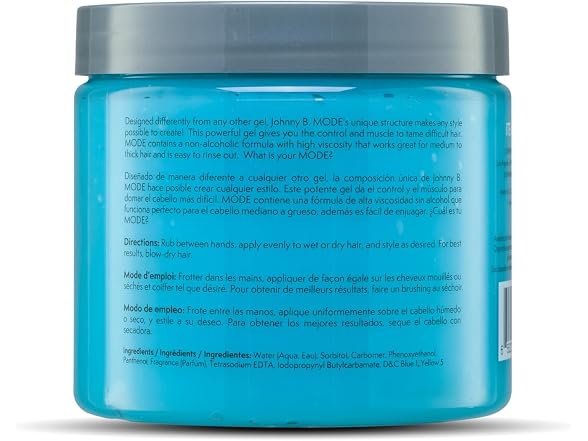 Johnny B Mode Styling Gel, 16 oz
