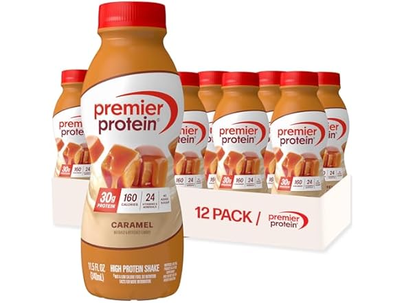Premier Protein Shake Caramel, 12 Pack