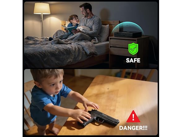 hyhjh Mechanical Lock Pistol Safe TSA