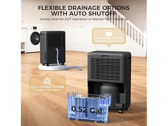 Bicepos 2000 Sq.Ft Dehumidifier