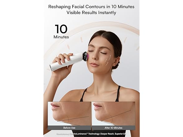 3-in-1 Red Light Skin Tightening Device- White