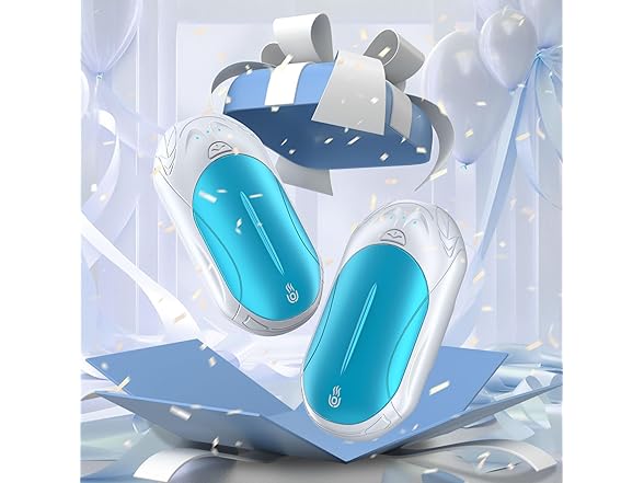 (2 Pack) AI 6000mAh Rechargeable Hand Warmer
