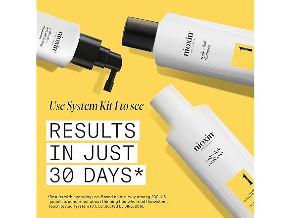 Nioxin System 1 Cleanser Shampoo, 10.1 oz