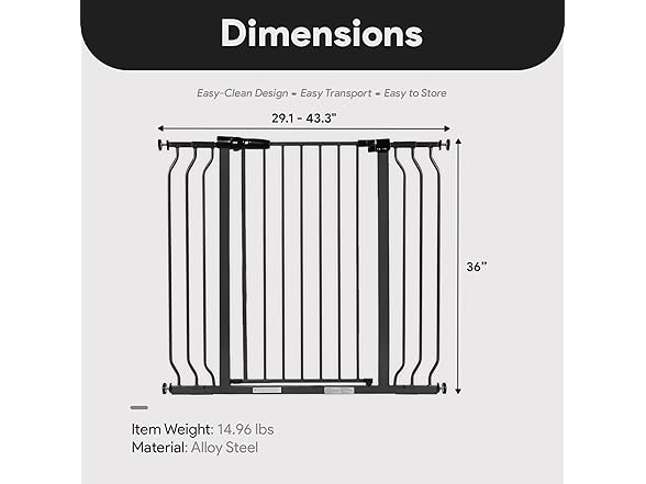 BalanceFrom Walk-Thru Safety Gate