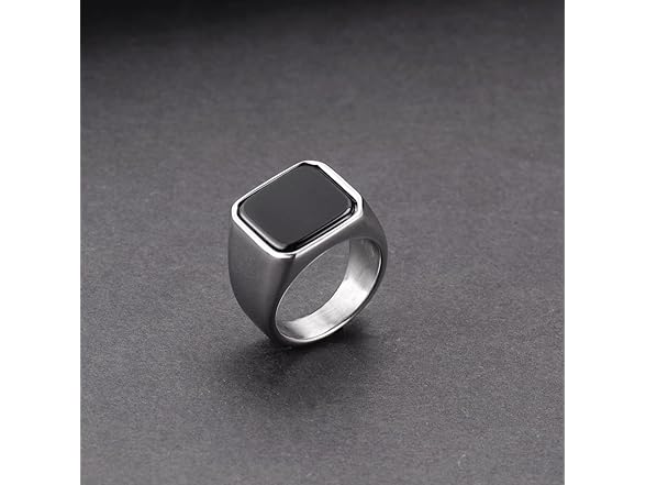 Confede Silver Signet Ring (13)