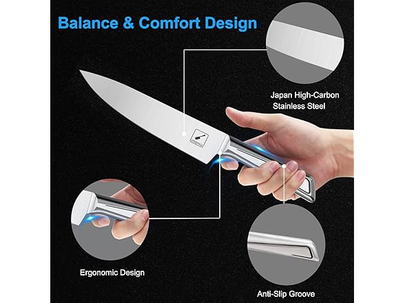 imarku 10 PCS Knife Set