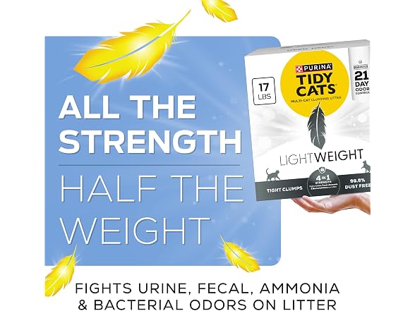 Purina Tidy Cats LightWeight 4-in-1 Strength